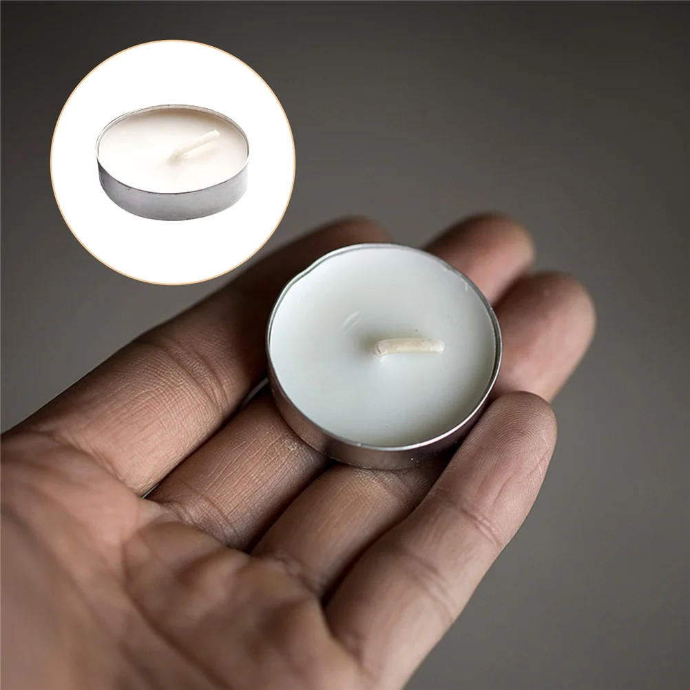 

Tea Unscented Smokeless Home Emergency White Light Shabbatmini Tealightwarming Cooking Using Decor Lights