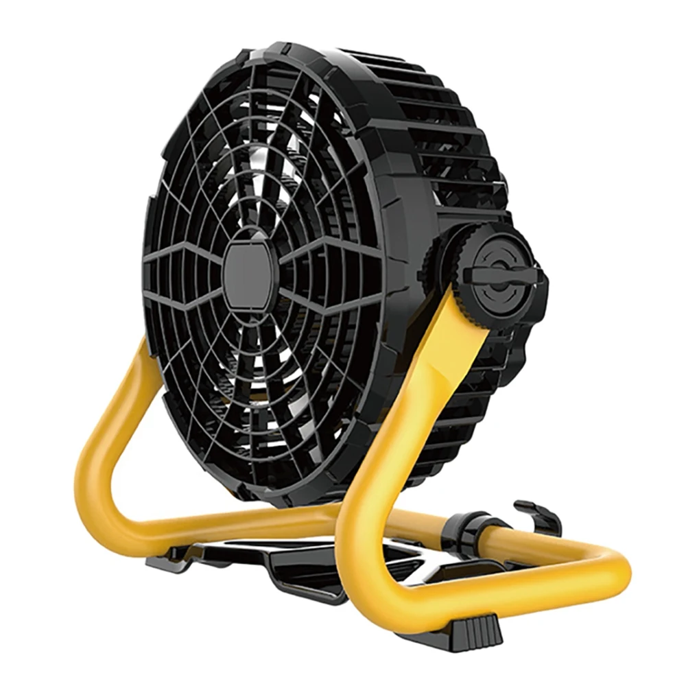 

Outdoor Floor Fan Portable Fan with LED Light USB Type Port Stepless Speed Adjustment Suitable for Garage/Patio A