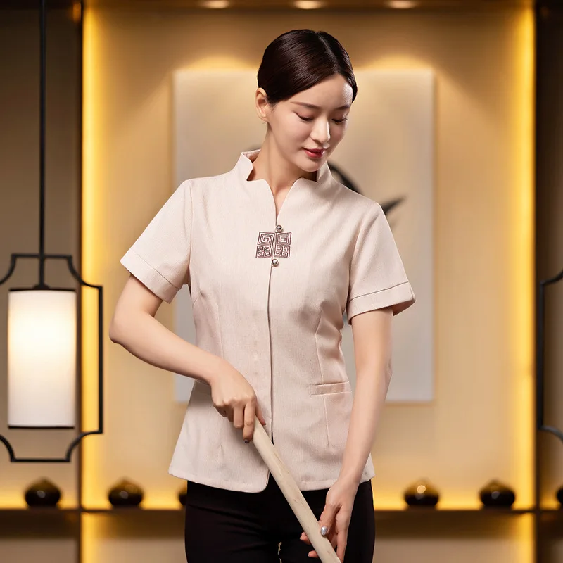 Сантехника и чистота напольная рабочая одежда женская темпераментная новая