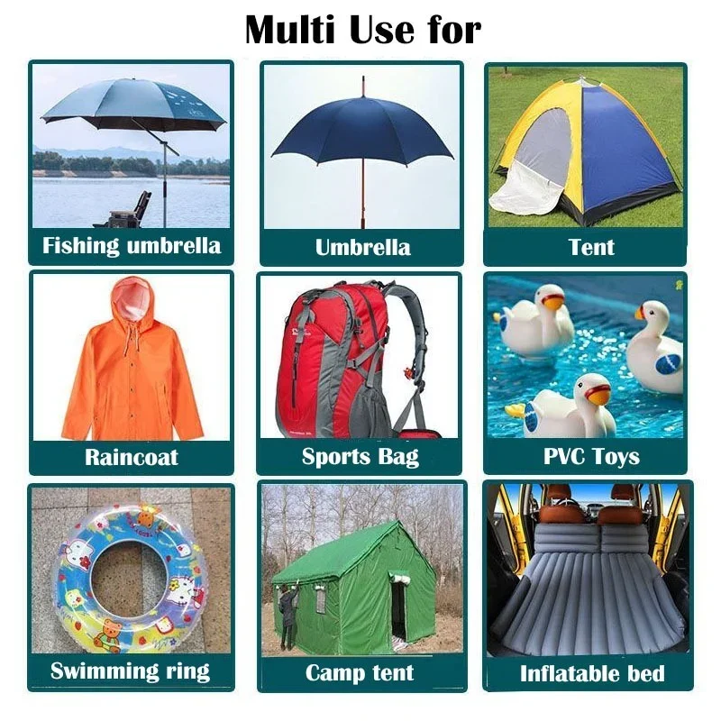 5/10 шт. водонепроницаемые прозрачные самоклеящиеся нейлоновые нашивки из ПВХ