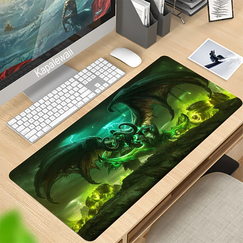 

Game World of Warcraft Mouse Pads Computer Table Pad Gamer Table Mat XXl PC Cabinet Carpet Gamers Accessories Keyboard Mausepad