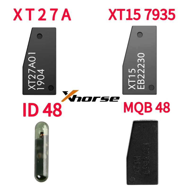 

10/PCS Xhorse VVDI Super Chip XT27A MQB48 Transponder Chip 7935 Chip XT15 ID48 Chip Mini VVDI2 Key Tool ID46/40/43/4D/8C/8A/T3