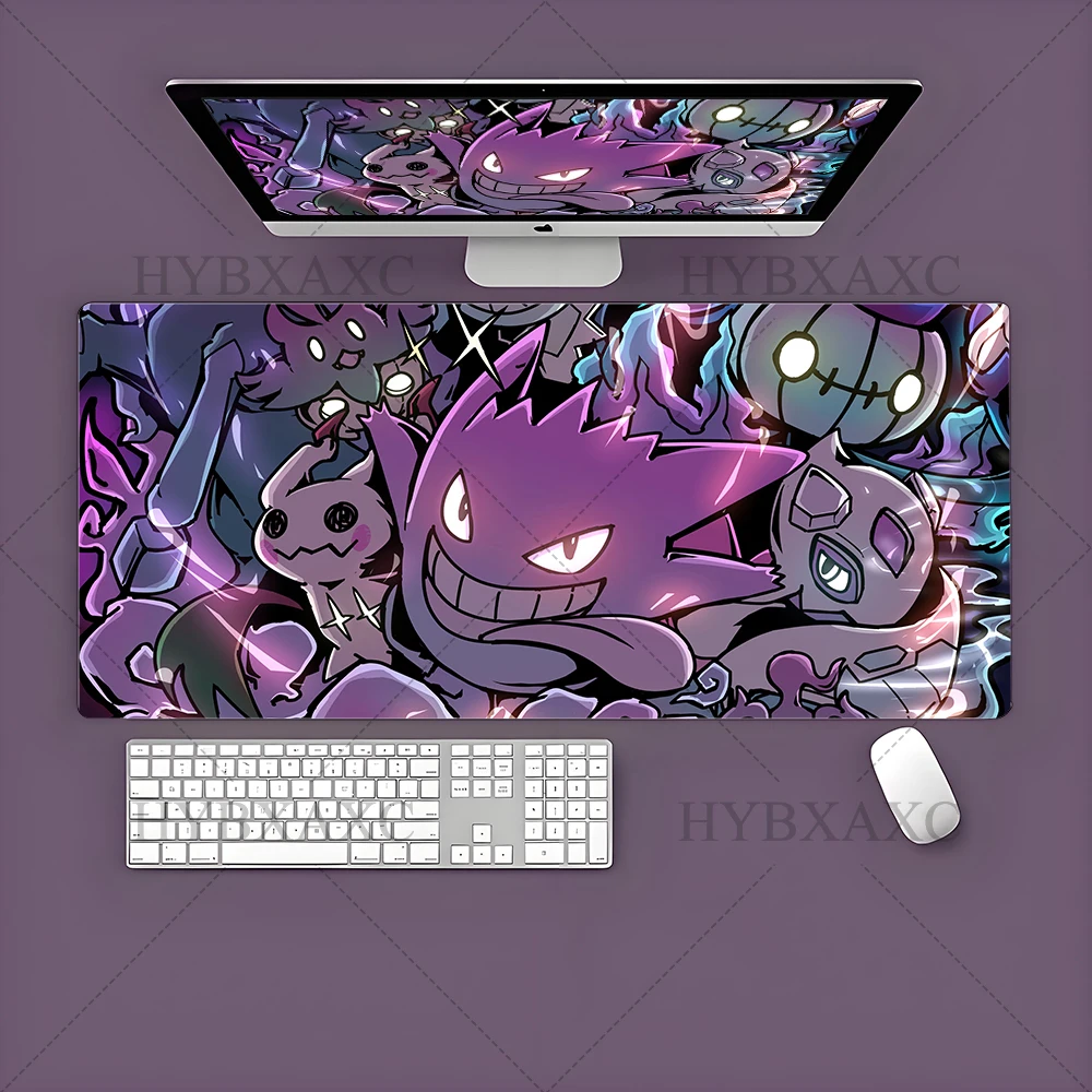 Большой коврик для мыши P-Pokemon-Gengar Grande игровой утолщенный Настольный Коврик