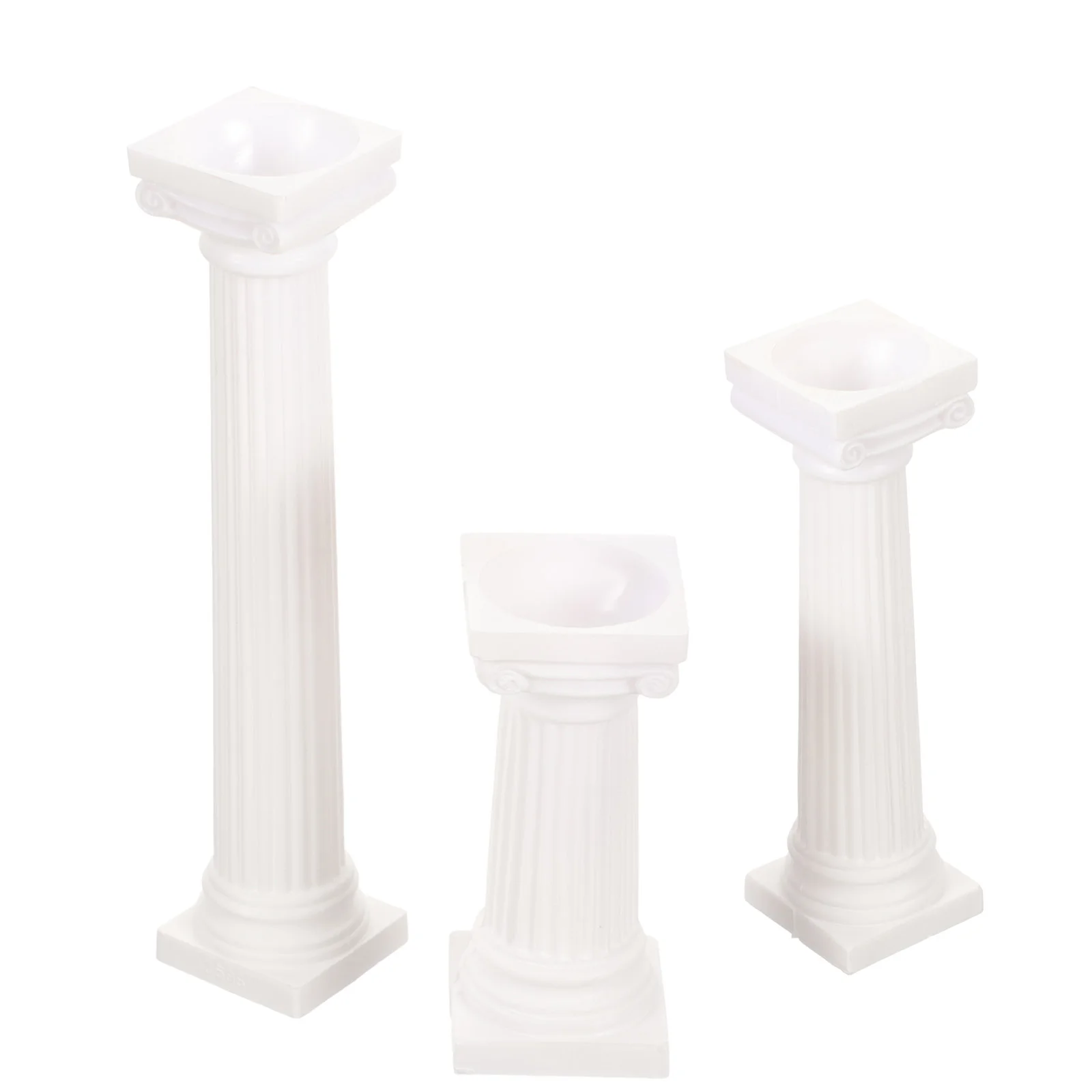 

Roman Column Wedding Greek Flower Pillar Stand Holder Figurines Pillars Figurine Mini Statue Decorations Desktop Decor