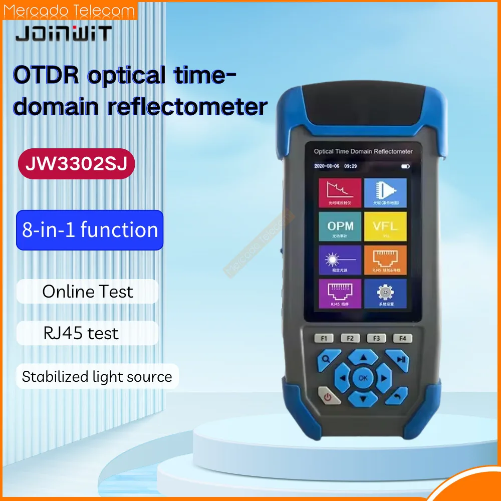 Фото Многофункциональный оптический рефлектометр 8 в 1 Joinwit JW3302SJ 1310/3,5 нм или нм, миниатюрный рефлектометр времени с ЖК-экраном дюйма №1