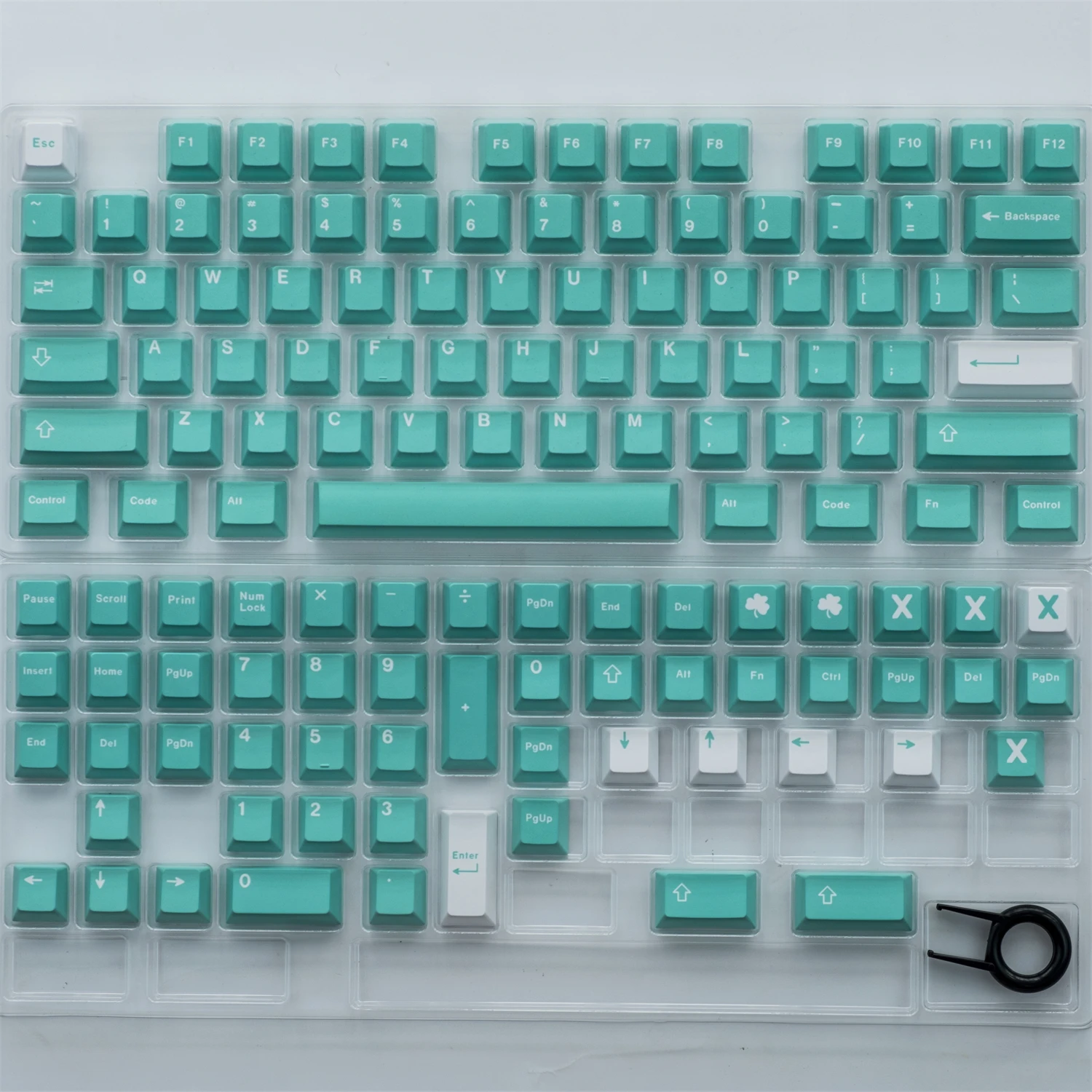ZHIY Clover Keycap PBT Cherry Profile DYE-SUB Personalized Keyboard Keycap For MX Switch 61 64 68 87 96 104Mechanical Keyboard images - 6