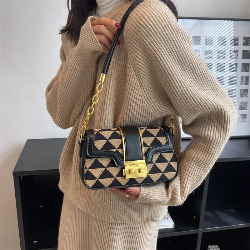 

Роскошная дизайнерская сумка, Брендовая женская сумка 2022, трендовые сумки-мессенджеры на плечо, женские кошельки и сумки из искусственной к...