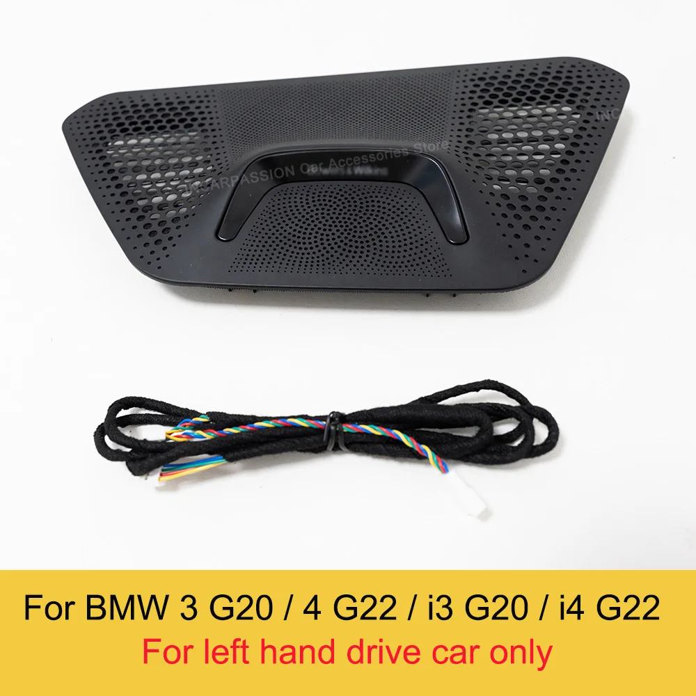 

Крышка динамика с окружающим освещением для BMW 3 серии G20, BMW G20, светодиодная решетка динамика, модернизация аудио, решетка среднего диапазона твитера