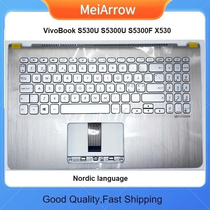 Новый/org для Asus VivoBook S15-S5300U/F S530 S530U S5300U S5300F Y5100U X530 верхняя крышка скандинавской