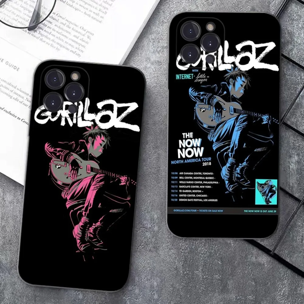 G-Gorillaz T-The N-Now Animal Phone Case For IPhone 16 15 8 7 6 6S Plus X SE XR XS 14 11 12 13 Mini Pro Max Mobile