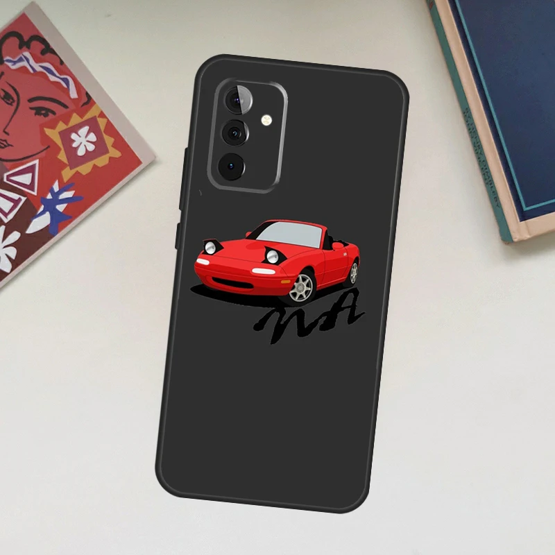 Красный чехол Miata Mx5 Na для Samsung Galaxy A12 A22 A32 A52 A14 A24 A34 A54 A53 A33 A13 A15 A25 A71 A51