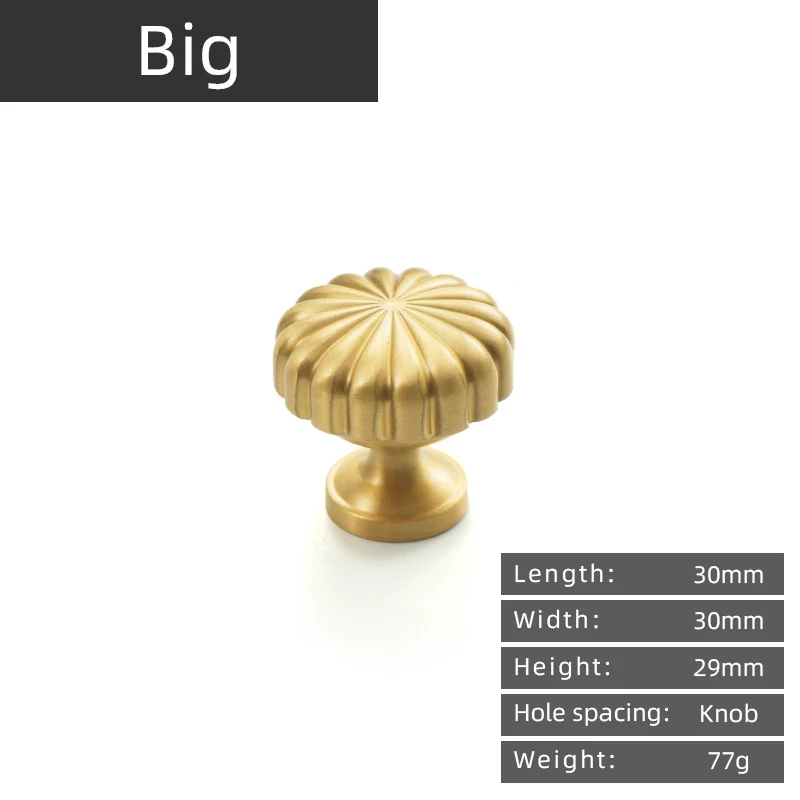 

Ручка для шкафа KEDLO латунь