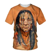 male clothes fashion casual t shirts indian culture 3d print men t shirt 2021 summer new o neck short sleeve tees tops 3d style