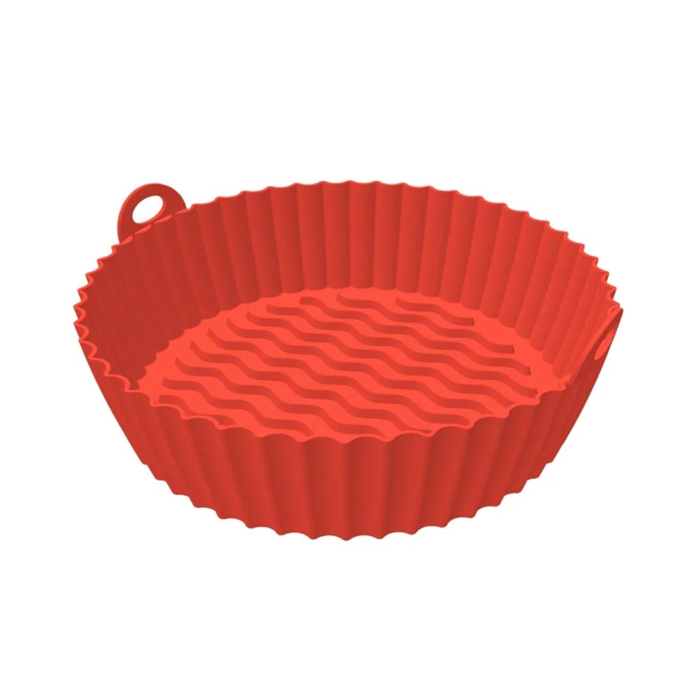 

Fryer Air Silicone Basket Liner Liners Oven Baking Pot Accessories Pan Paper Parchmentround Reusable Tray Kitchen Non Bowl