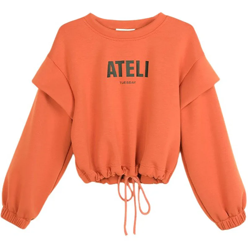 

Детский хлопковый свитшот с длинным рукавом, на возраст 8-14 лет