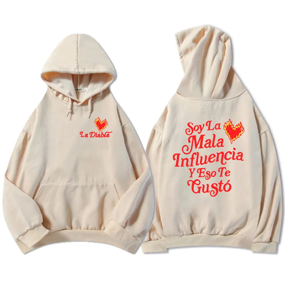 Мужские толстовки с капюшоном La диабла длинным рукавом и графическим принтом