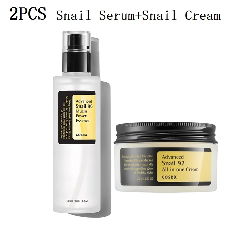 

COSRX Advanced Snail 96 Mucin Power Essence 100ml + Advanced Snail 92 All in One Cream Anti-Wrinkle Anti-Aging Firming Face Care