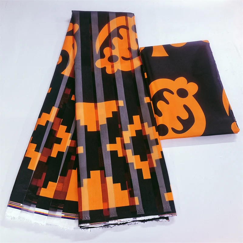 3 + ярдов/партия новейшая атласная ткань с Африканским восковым рисунком для