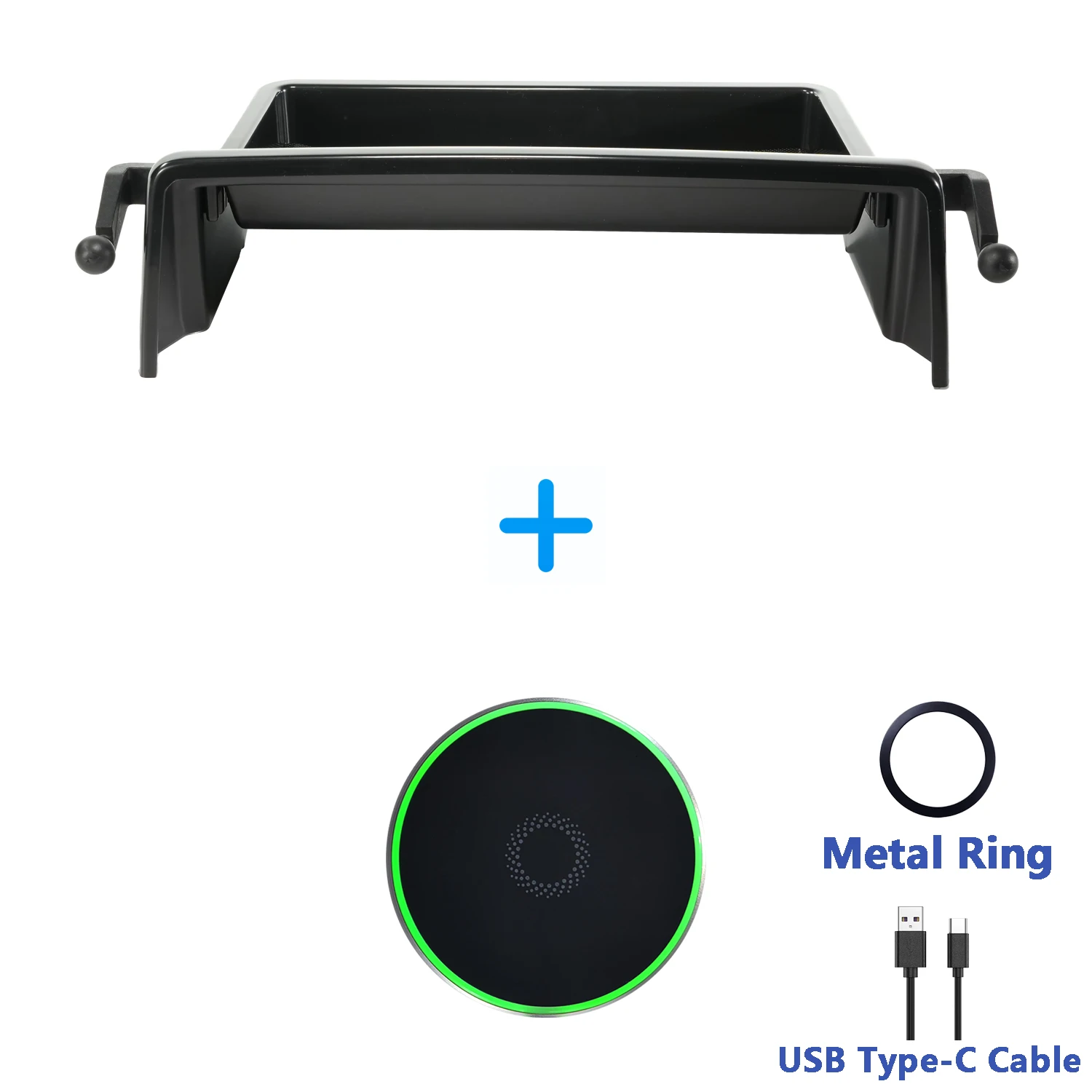 Для Toyota Sienna 2021 2022 2023 2024, многофункциональный ящик для хранения, два держателя для телефонов, крепление для беспроводной зарядки, аксессуары Sienna