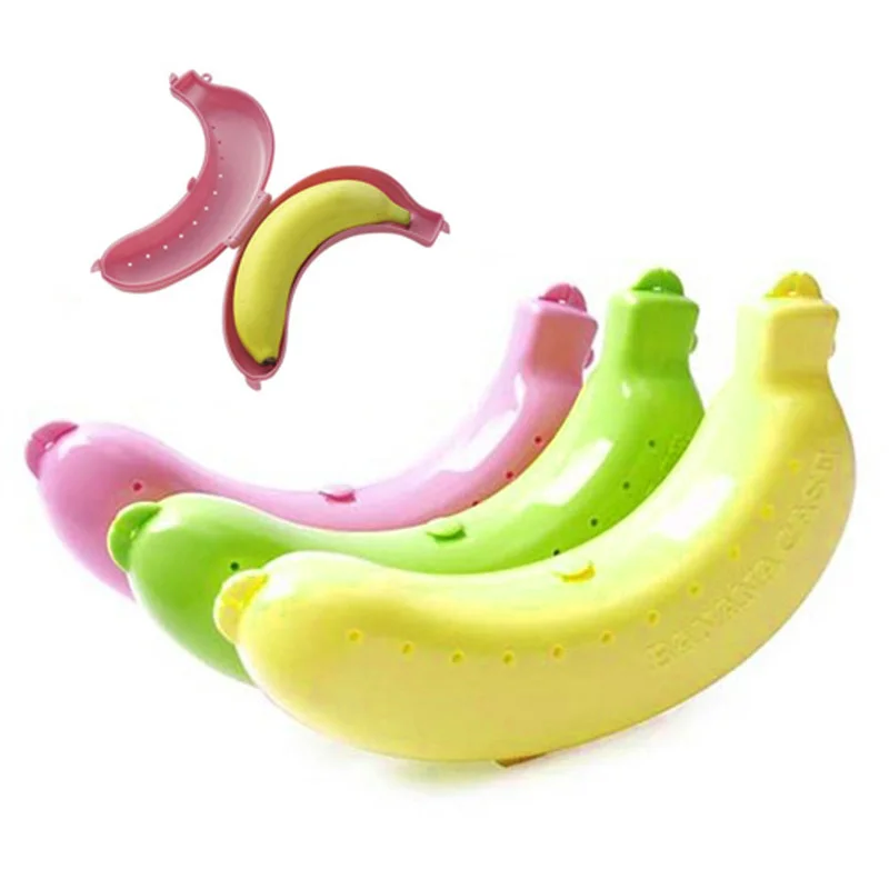 

1pcs Banana Saver Outdoor Banana Protector Container Keeper Storage Box Fruit Saver Banana Case Banana Holder Lunch Travel