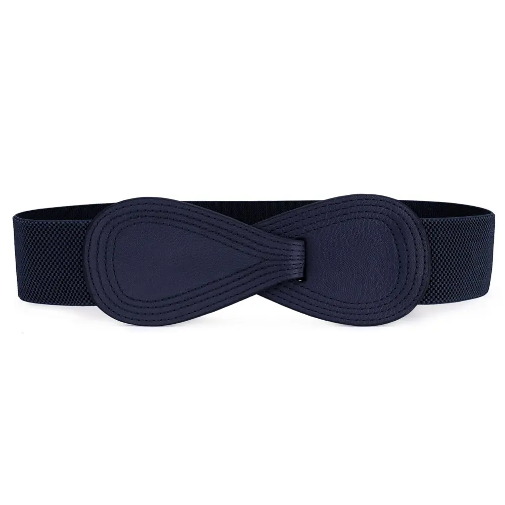 

2023 Women`s Vintage Floral Faux Leather PU Belt with Buckle fast shipping