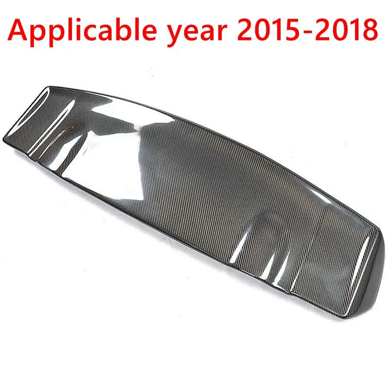 VOTEX style Scirocco Carbon Fiber Rear roof Lip Wing spoiler For Volkswagen VW 2015-2017