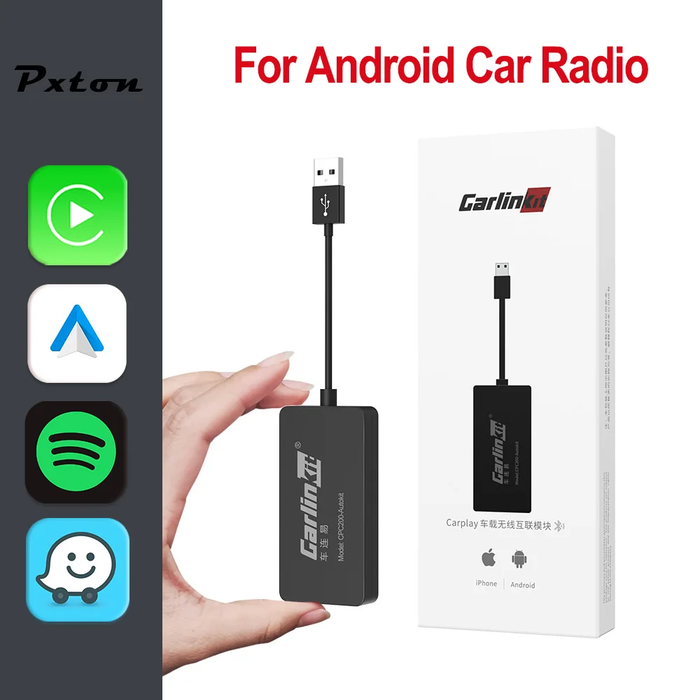 

Pxton & Carlinkit Wireless CarPlay Adapter Wireless Android Auto Dongle for Modify Android Screen Car Ariplay Smart Link IOS15