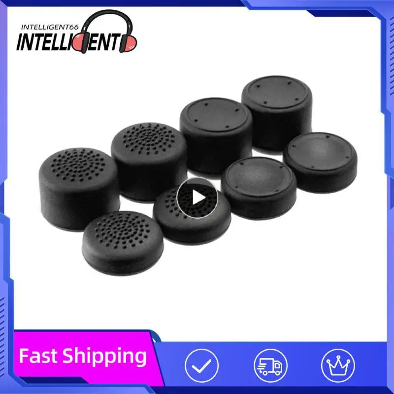 

2/4/6PCS Silicone Material High Fit Button Cover Real Machine Mold Opening Buffer Protection Sleeve Comfortable Feel Black