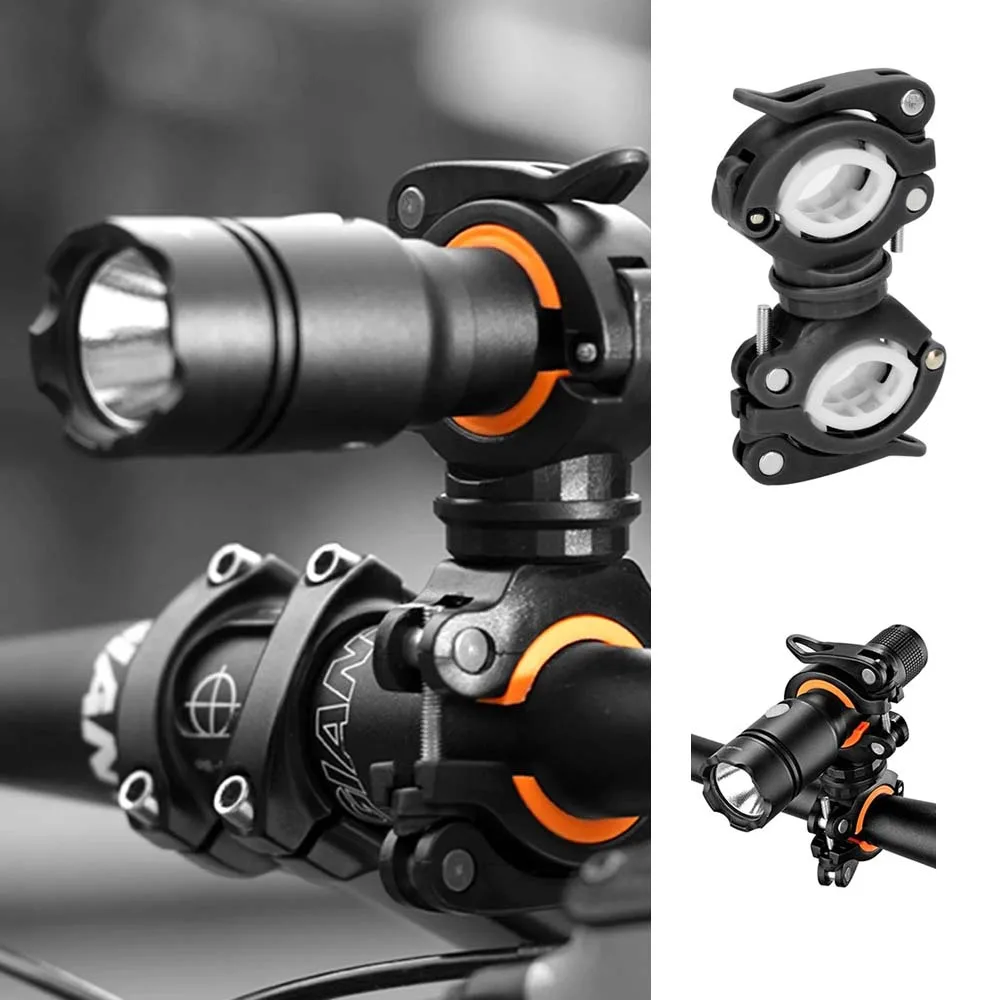 

Велосипедный зажим с вращением на 360 градусов для фонарика