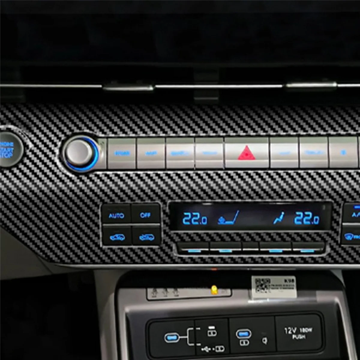 Рамка центральной панели управления автомобиля для Hyundai KONA 2024 + автомобильная
