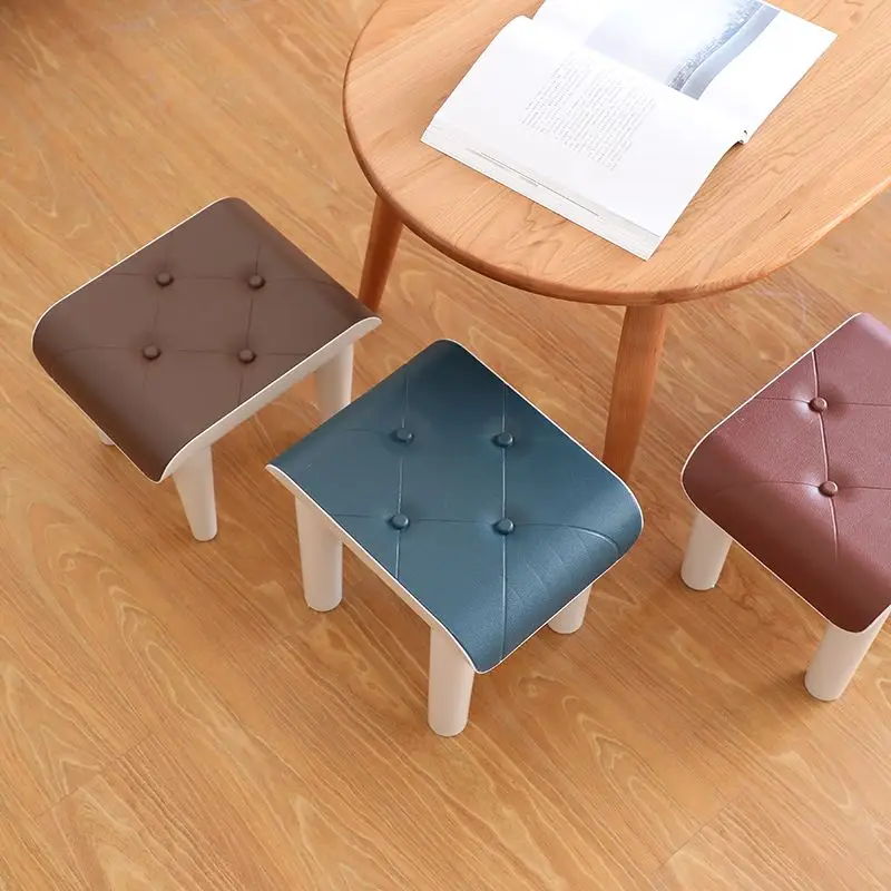 

Thick Short Stool Plastic Stool Non-Slip Household Small Stool Bath Stool Short