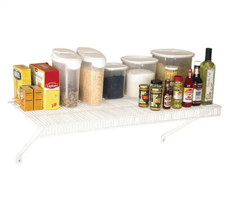 

Tight Mesh Steel White Storage Shelf, 30 lbs Capacity