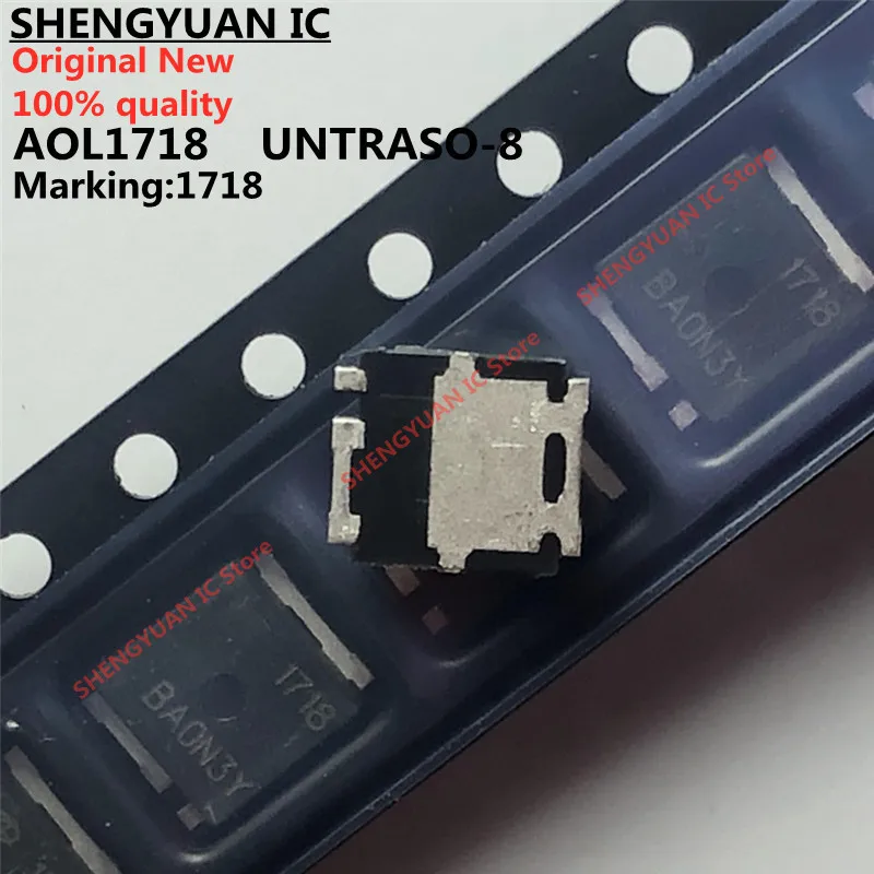 

ТРАНЗИСТОР AOL1718, 1718, AO1718, ULTRASO-8, 30 В, 90 А, 10 шт./лот, N-канальный режим улучшения полевых эффектов, 100% новый импортный оригинальный