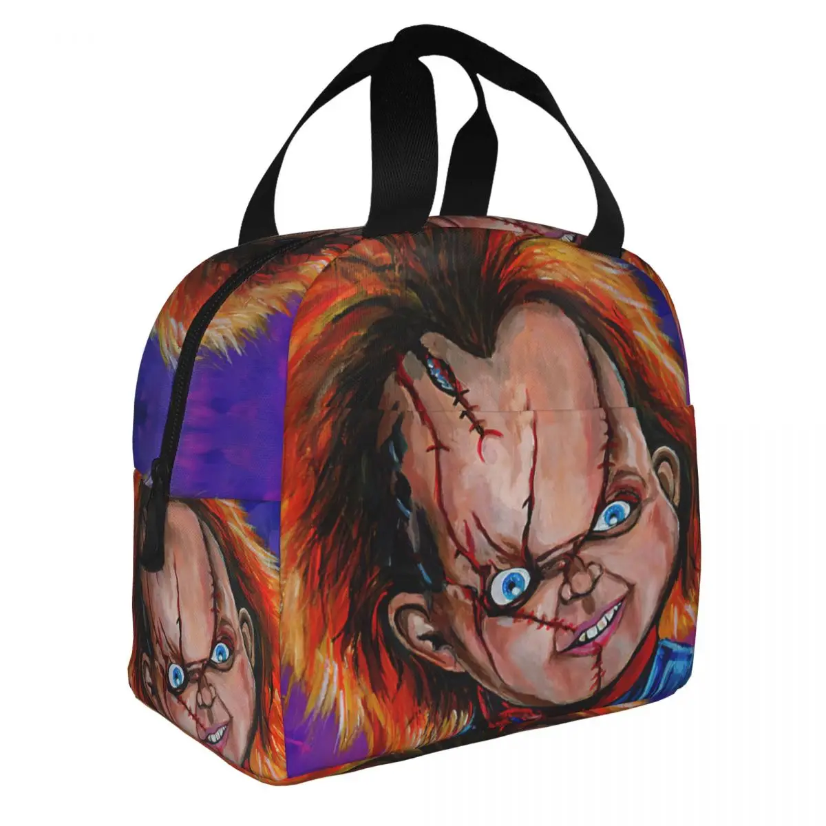 Chucky Lunch Bento Bags Portable Aluminum Foil thickened Thermal Cloth Lunch Bag for Women Men Boy