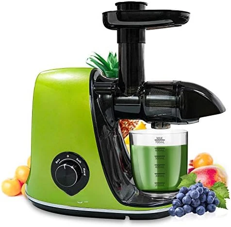 

Machines, Slow Masticating Juicer Extractor Two Speed Adjustment, Easy to Clean, Quiet Motor, Cold Press Juicer for Vegetables a