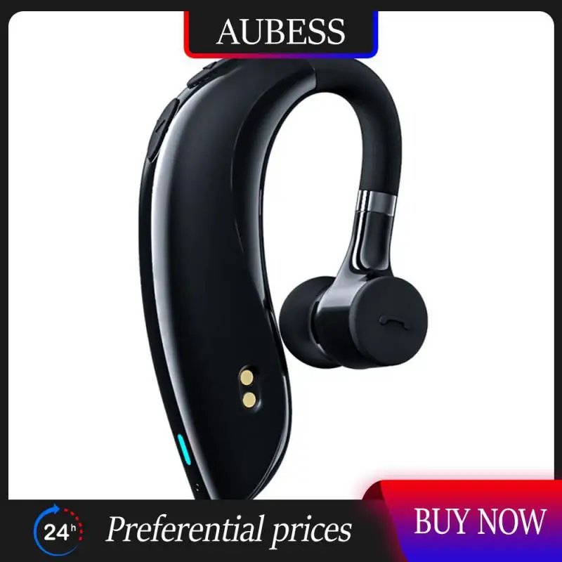 

Clear Communication Wireless bluetooth-compatible Headset Super Long Standby Single Ear Bone Headset With Charging Bin