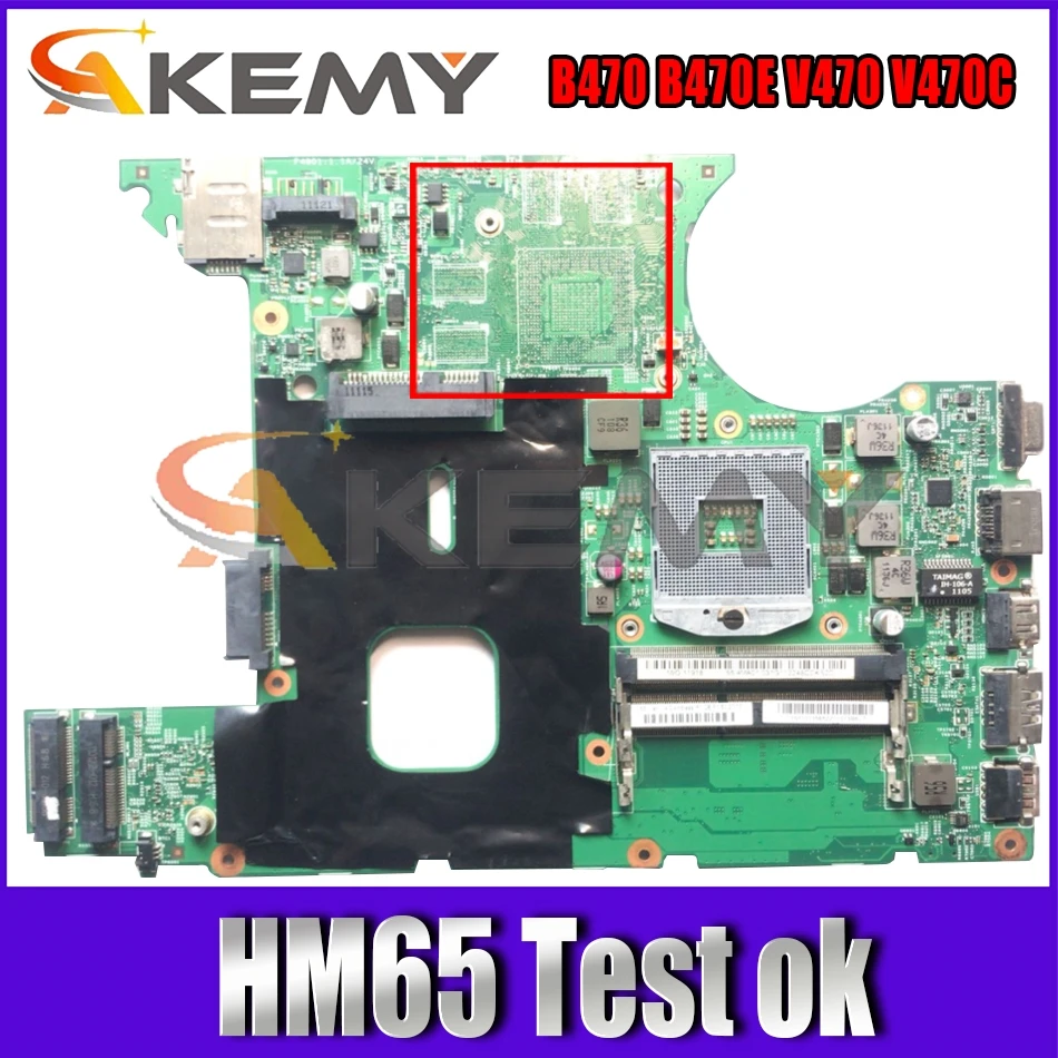

Akemy LA47 MB 10250-2 8.KZ01.021 для Lenovo B470 B470E V470 V470C материнская плата для ноутбука PGA989 HM65 100% протестированная работа