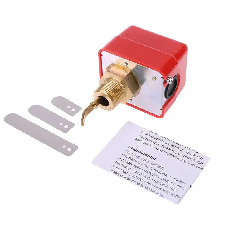 

HFS-20/15/25 R3/4 Liquid Water Oil Sensor Control Automatic Paddle Flow Switch 15A 250V IP54 367D