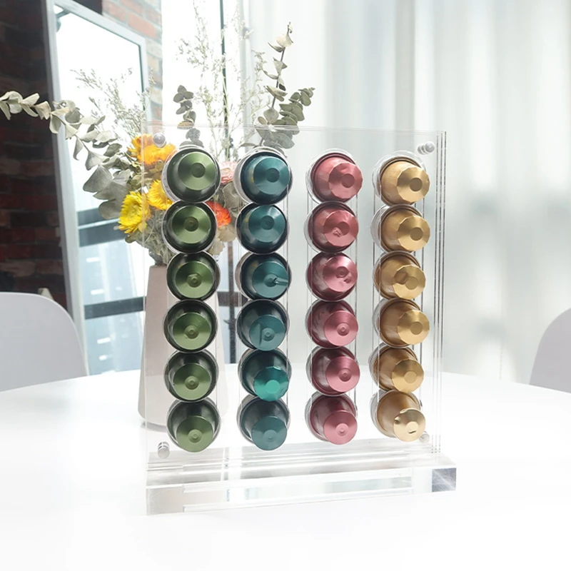 Акриловый держатель для кофейных капсул Nespresso Originalline ящик хранения и органайзер