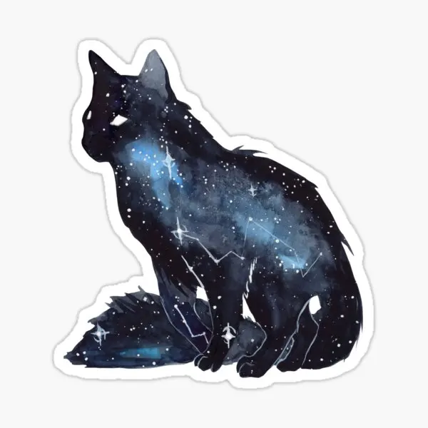 Galaxy Cat  10PCS Stickers for Funny Window Background Kid L