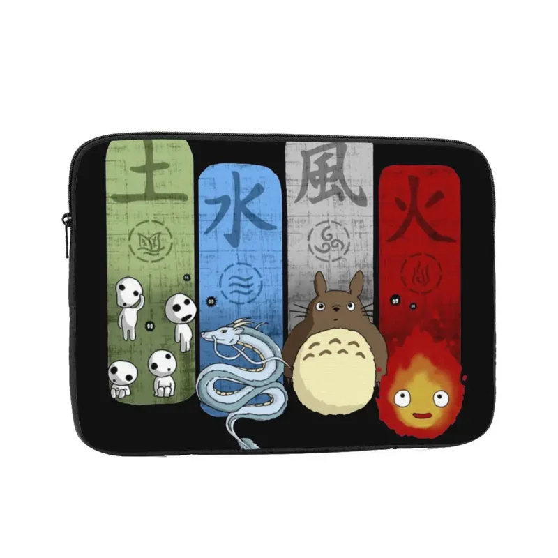

Laptop Liner Sleeve Totoro Anime 12" 13" 15" 17" Notebook Bag Case for Macbook Air Pro Studio Ghibli Tablet Shockproof Case