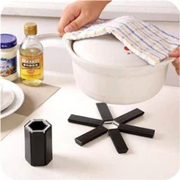collapsible non slip pot pad creative heat eat mat kitchen folded against the hot pad table mat dishes placemats for table