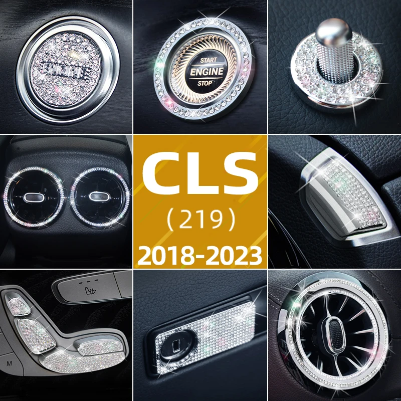 

Для Mercedes-Benz 219 перезаряженный автомобиль CLS260CLS350 серии CLS300 ремонт интерьера автомобиля Алмазный полный комплект украшения