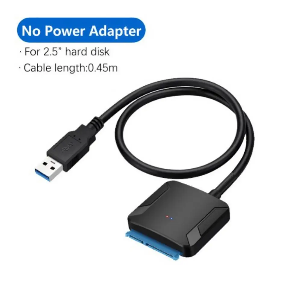 

Universal 2.5/3.5 Inch Hard Disk Adapter Data Transfer Usb3.0 Usb Cable High Speed 5 Gbps Sata To Usb3.0 Cable