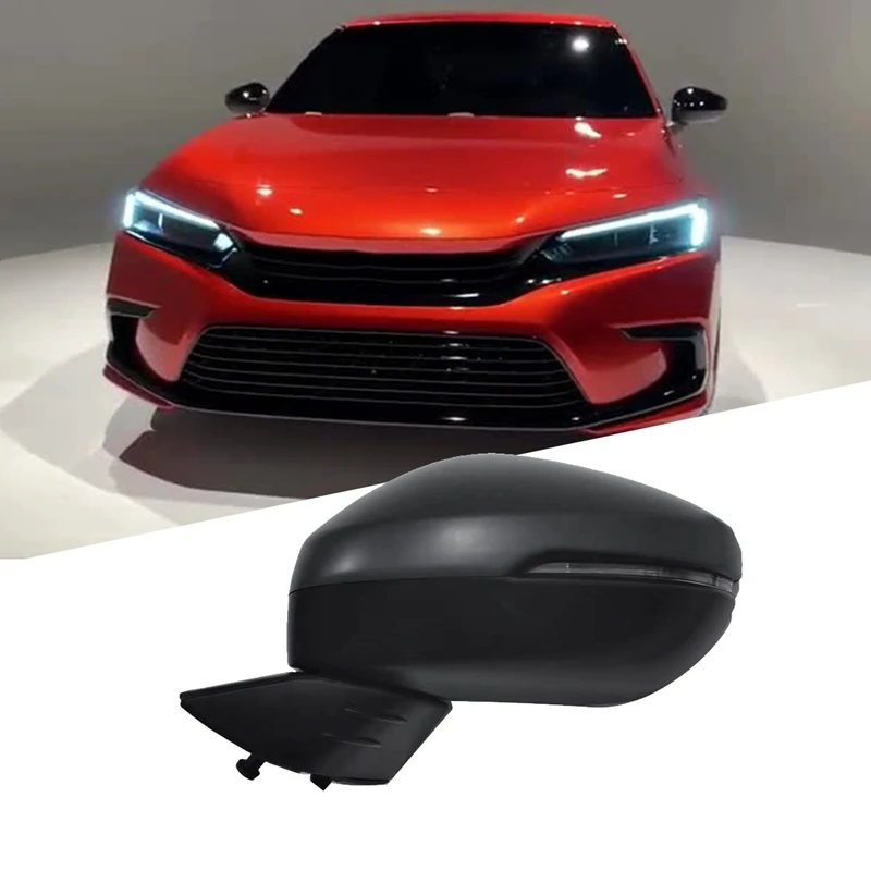 Электрическое зеркало заднего вида в сборе для Honda Civic 2022 2023 5 проводов с функцией