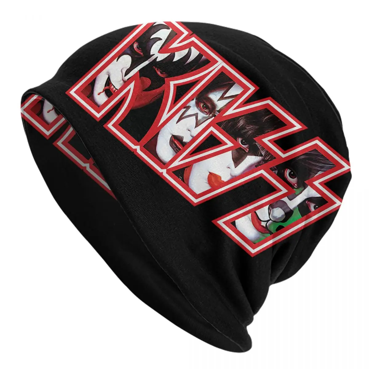 Kiss Band Adult Men's Women's Knit Hat Keep warm winter Funny knitted hat