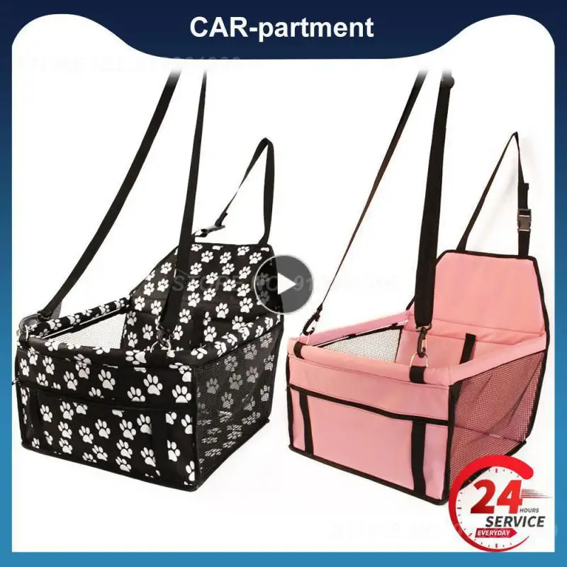 

Travel Dog Car Seat Cover Folding Hammock Pet Dog Car Carrier Seat Bag Waterproof Basket Pet Carriers Bag For Small Cat Dogs