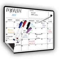 a3 erasable month planner magnetic calendar refrigerator magnet message board magnetic white board month planner grocery list