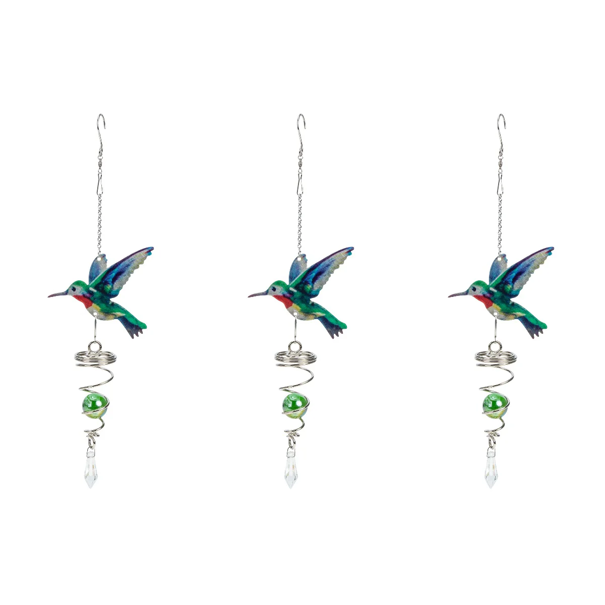 

Wind Garden Hanging Bird Outdoor Decorations Metal Decor Pendant Spinnersornament Chime Bells Chimes Clearance Themed Whirligigs