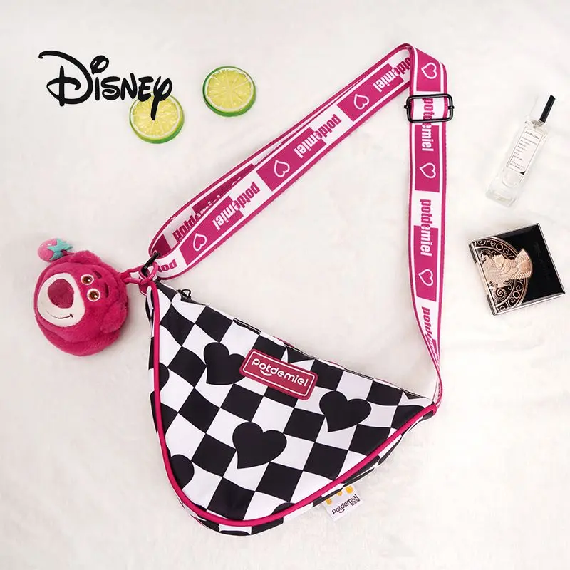 Disney 2023 New Women's Crossbody Bag Fashion Advanced Two Piece Set Women's Bag Cartoon Personalized Design Girls' Shoulder Bag